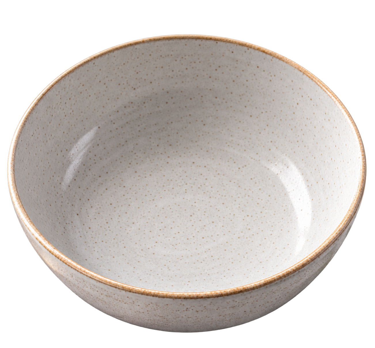 An empty ceramic bowl ready to be assembled